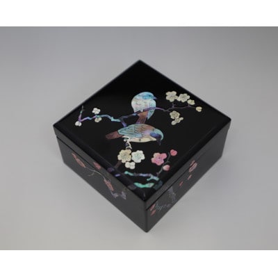 高岡漆器】小箱 花鳥(貝入)黒 | 富山県高岡市 | ふるさと納税