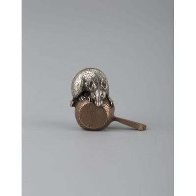 【高岡銅器】香立　福鼠セット　Dish OVAL