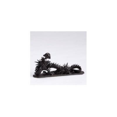 【高岡銅器】龍文鎮(大)茶色
