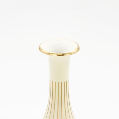 【高岡銅器】Flower Vase RAPPA SLIM (White)