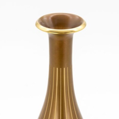 【高岡銅器】Flower Vase RAPPA SLIM (Gold)