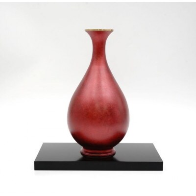 【高岡銅器】紅彩　KOUSAI(台付)