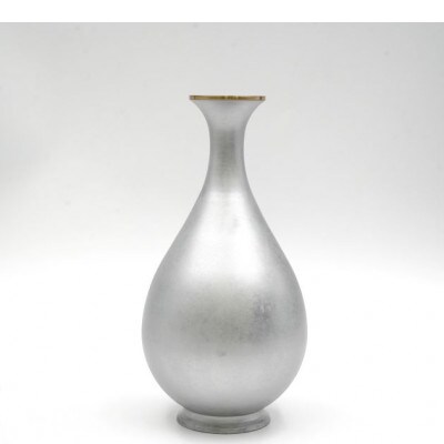 【高岡銅器】銀彩　GINSAI(台付)