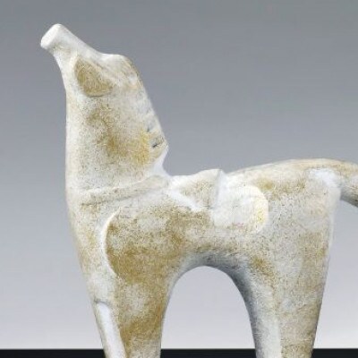 【高岡銅器】三枝惣太郎作　馬3.白馬