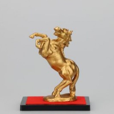 【高岡銅器】秀月作　馬S-4　飛躍ひやく