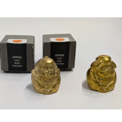 【高岡銅器】フクスケ&オカメ