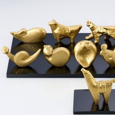 【高岡銅器】三枝惣太郎作　31.十二支セット