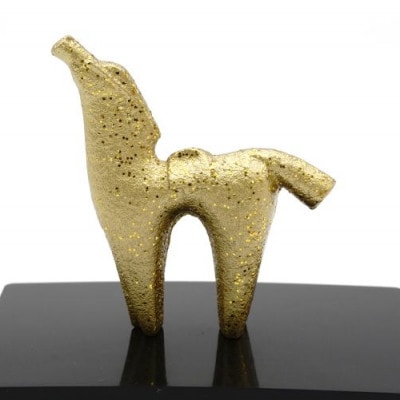 【高岡銅器】三枝惣太郎作　馬25.ひぞっこ