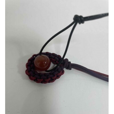 【高岡銅器】オトノスイッチ組紐座付　光彩　カーネリアン