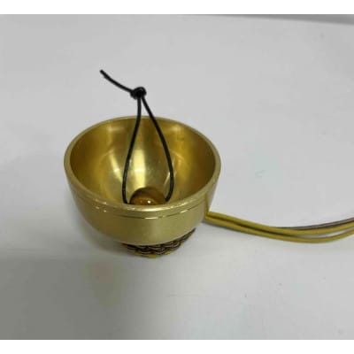 【高岡銅器】オトノスイッチ組紐座付　光彩　タイガーアイ