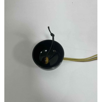 【高岡銅器】オトノスイッチ組紐座付　漆黒　タイガーアイ