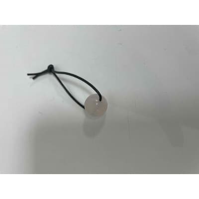 【高岡銅器】オトノスイッチ組紐座付　漆黒　ローズクオーツ