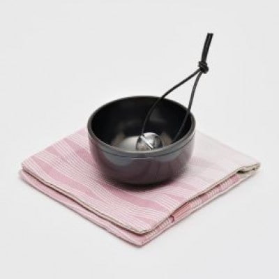 【高岡銅器】おともりん優　漆黒　ピンク