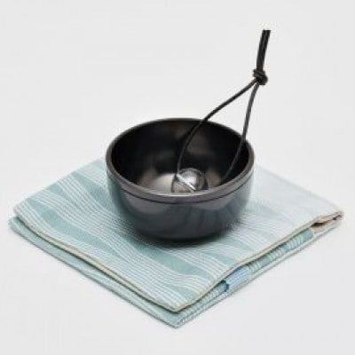 【高岡銅器】おともりん優　漆黒　ブルー