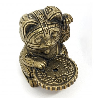 福香 -FUKKA-　招き猫/MANEKINEKO　ゴールド　お香立て　