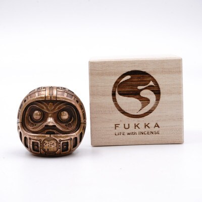 福香 -FUKKA-　達磨/DARUMA M　ブロンズ　お香たて