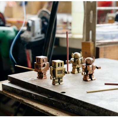 福香 -FUKKA-　ロボット1号/ROBOT TYPE1　ゴールド　お香立て