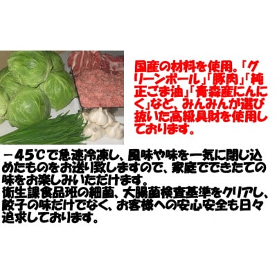 みんみんの餃子120個