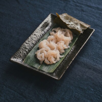 富山県産 白えび昆布締め・笹締めセット( 白えび 昆布締め 80g/白えび笹締め80g) 魚との清水