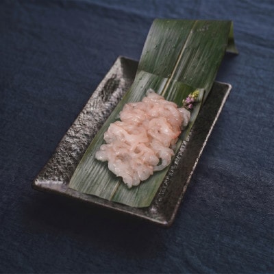 富山県産 白えび昆布締め・笹締めセット( 白えび 昆布締め 80g/白えび笹締め80g) 魚との清水