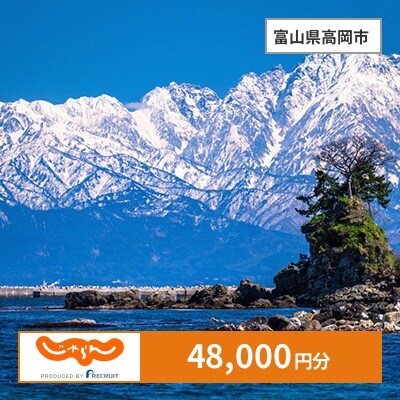 【じゃらんふるさと納税クーポン】 富山県高岡市でつかえる48,000円 クーポン
