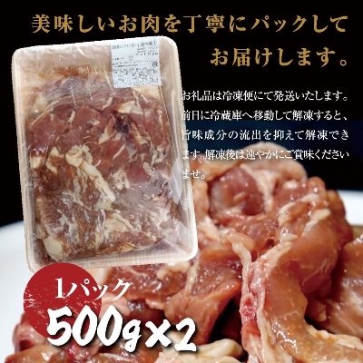 国産豚のスタミナ漬(タレ漬け)500g×2個