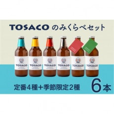 【2023年3月上旬発送】高知のクラフトビール「TOSACO」のみくらべ6本セット