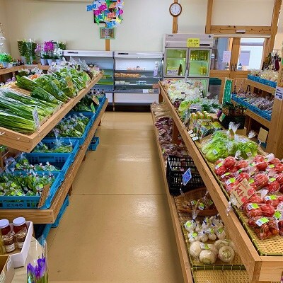 地域の人たちが作る野菜・加工品の詰め合わせ/韮生の里 美良布直販店