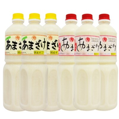 甘さまろやかあまざけ　生姜入りあまざけセット　1000ml　計6本入り