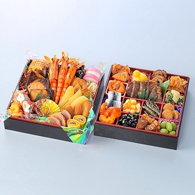ご馳走おせち二段重　34品目