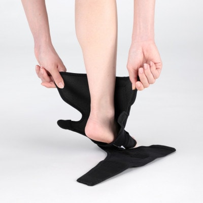 しっかり固定　足首サポーター　bonboneバリアスアンクル　右L