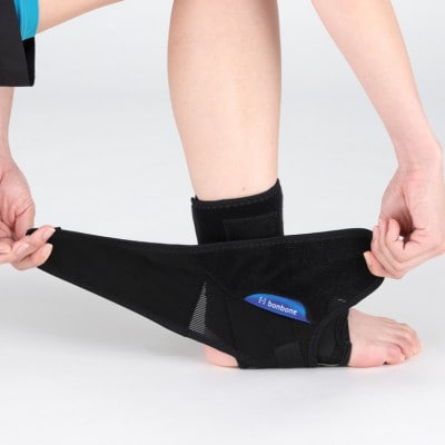 しっかり固定　足首サポーター　bonboneバリアスアンクル　右L