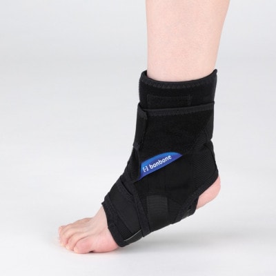 しっかり固定　足首サポーター　bonboneバリアスアンクル　左L