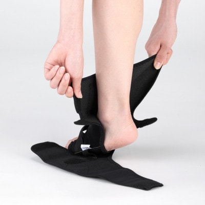 しっかり固定　足首サポーター　bonboneバリアスアンクル　左L