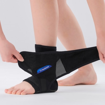 しっかり固定　足首サポーター　bonboneバリアスアンクル　左L