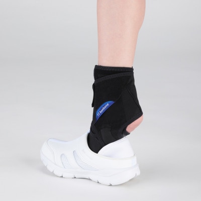 しっかり固定　足首サポーター　bonboneバリアスアンクル　左L