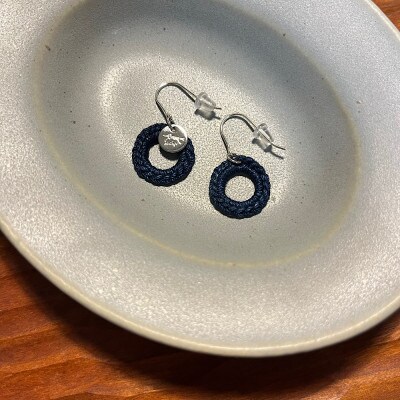 airy indigo ピアス