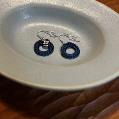 airy indigo ピアス
