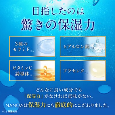 (ナノア)NANOA ヒト幹細胞培養液配合 美容液 EGF エイジングケア セラミド 無添加 日本製