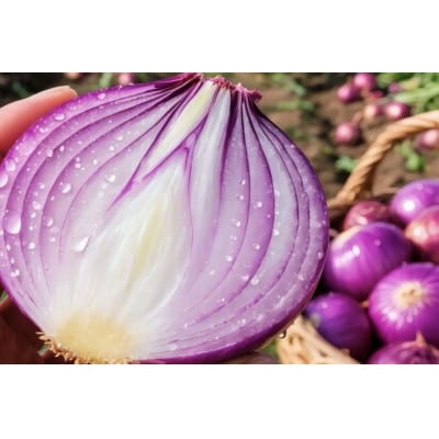 【2026年5月から順次発送順次発送】岡山市産赤紫玉ねぎ5kg(サイズ混合)全て自然の力健康野菜