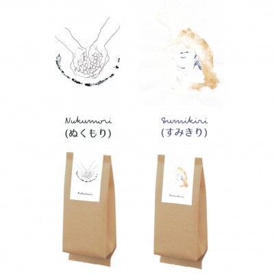 ジューシーなテイスト　ぬくもりのある味　コーヒー豆2種類　100g×2