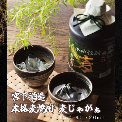 宮下酒造の本格麦焼酎　麦じゃがぁ720ml