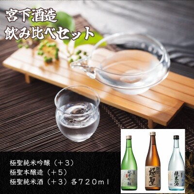 宮下酒造の飲みくらべ　720ml×3本セット