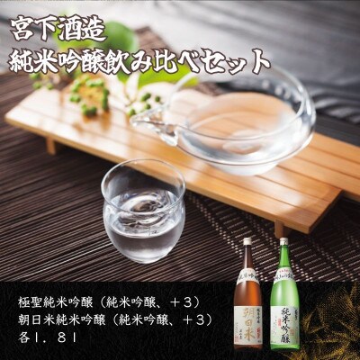 宮下酒造の純米吟醸飲み比べセット　1.8L×2本
