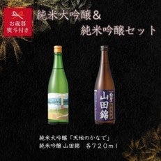 【お歳暮のし付き】宮下酒造の純米大吟醸&amp;純米吟醸 720ml&times;2本セット