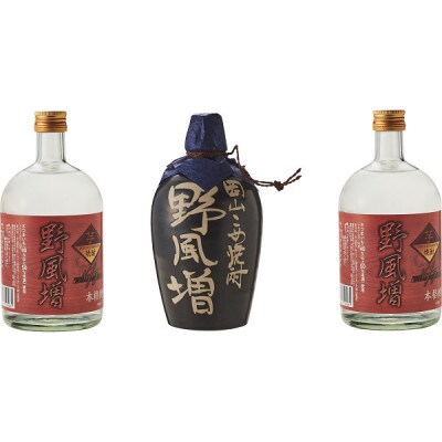 【お中元のし付き】宮下酒造の本格焼酎野風増飲み比べ　720ml×3本セット