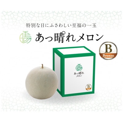 【2026年7月～順次発送】【ブロンズ】あっ晴れメロン