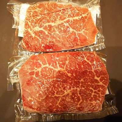 熊本県産　和牛　あか牛モモステーキ500g【津奈木町】 