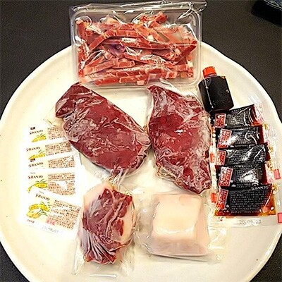 馬刺し4種　ファミリーセット　400g【津奈木町】