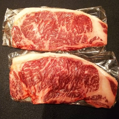 熊本県産和牛　あか牛 ロースステーキ500g(津奈木町)